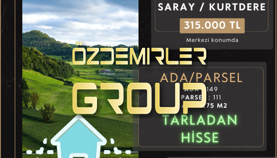 TEKİRDAĞ'DA KAÇIRILMAYACAK FIRSATTA 2 ADET 275M2 TARLADAN HİSSE